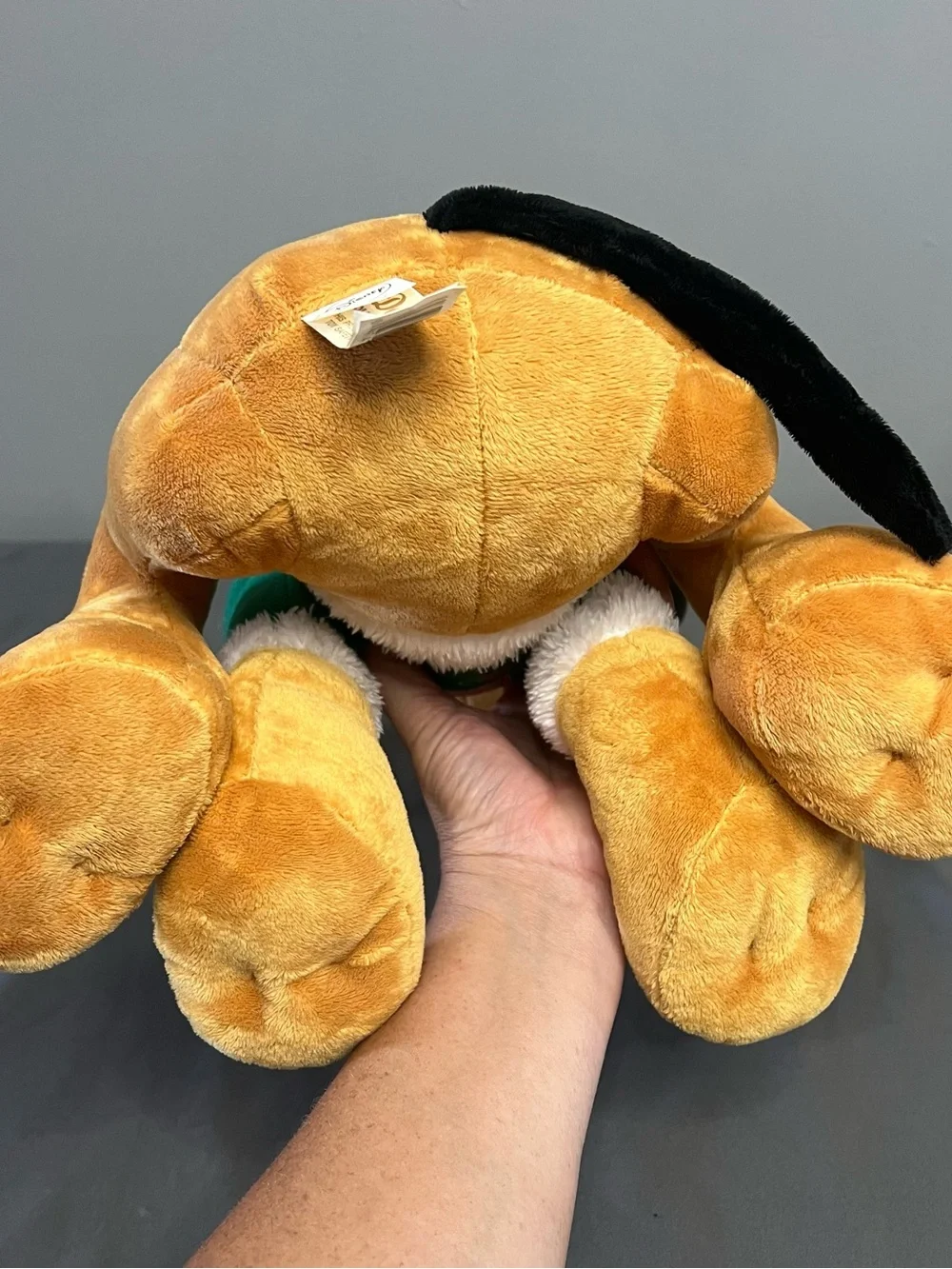 Disney Dan Dee Christmas Pluto Plush 16” Green Cupcake Sweater Holiday Toy